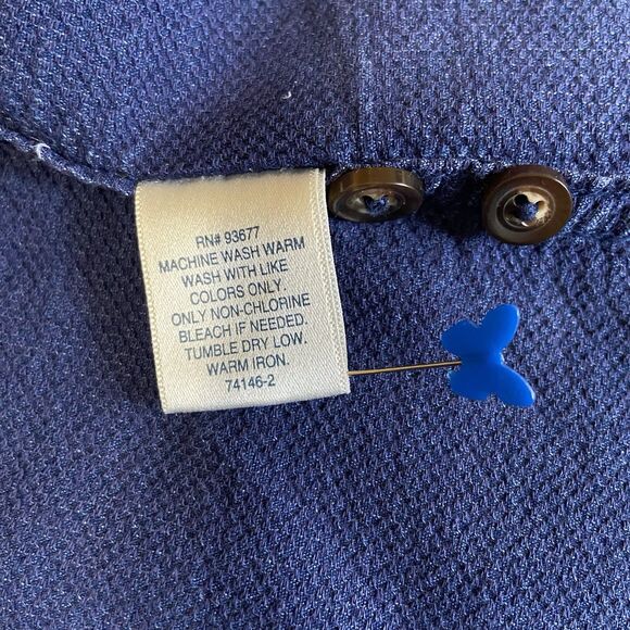 St John’s Bay Men’s Navy Long Sleeve Size XL - Picture 7 of 8